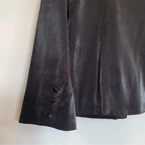 Rock & Republic Black Satin Tuxedo Blazer - Picture 5 of 7